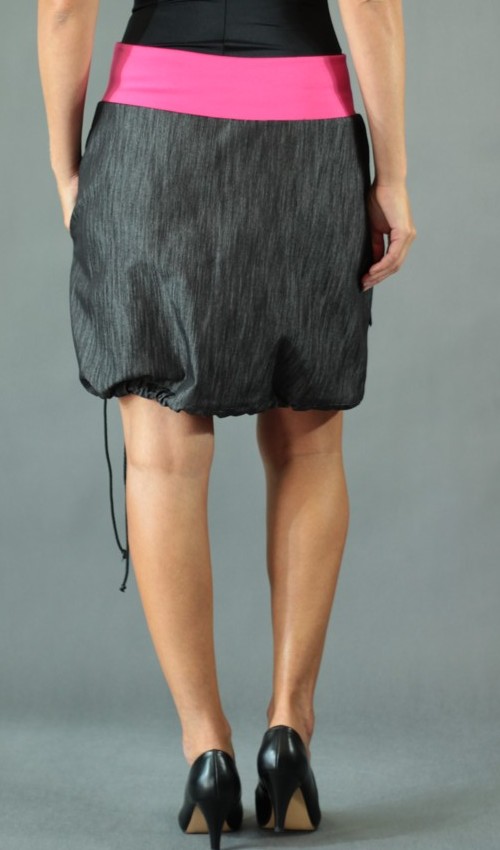 handgemachte Mode – LaJuPe - langer schwarzer Rock