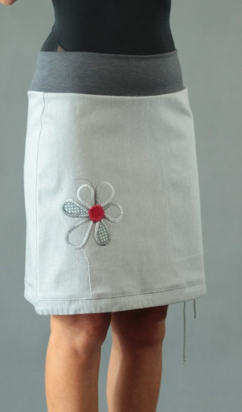 handgemachte Mode – LaJuPe - Rock grau