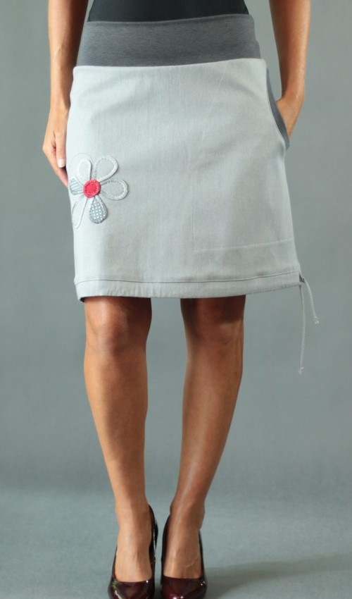 handgemachte Mode – LaJuPe - Rock grau