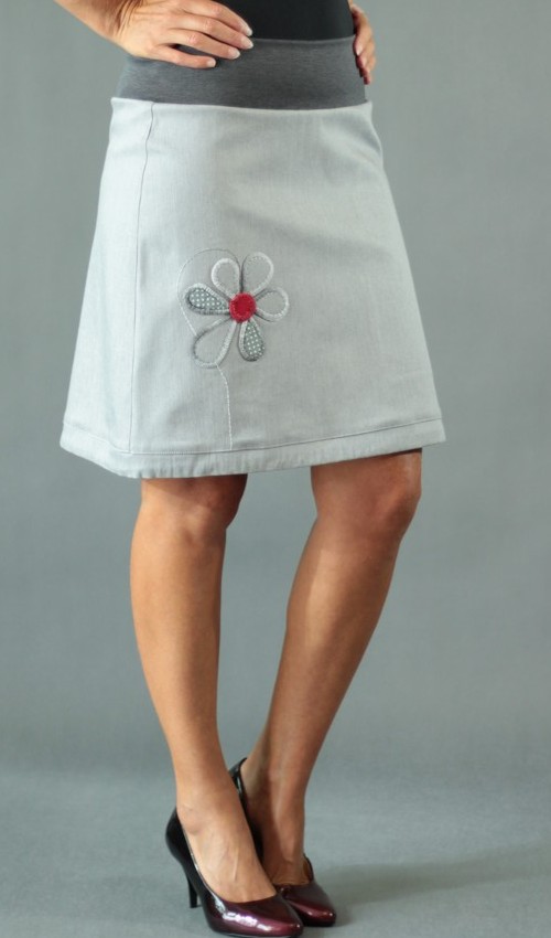 handgemachte Mode – LaJuPe - Rock grau