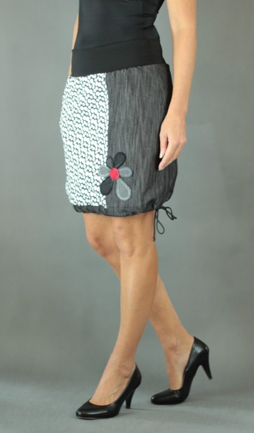 handgemachte Mode – LaJuPe - weißer langer Rock