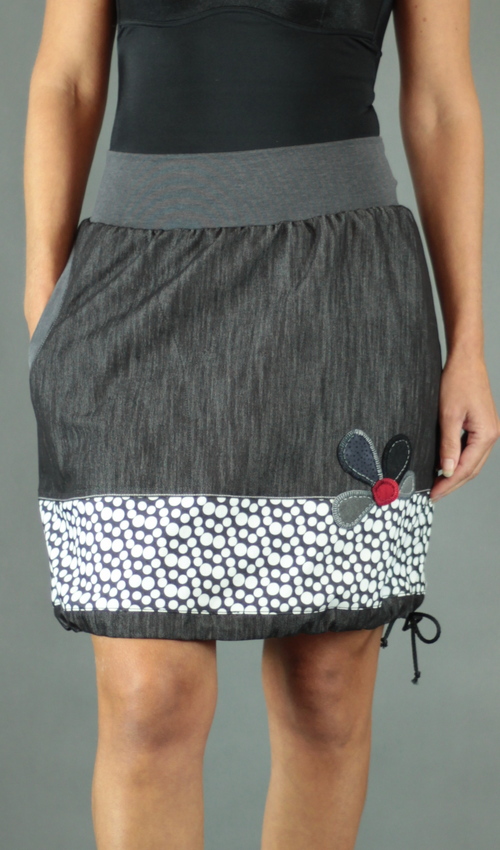 handgemachte Mode – LaJuPe - weißer kurzer Rock