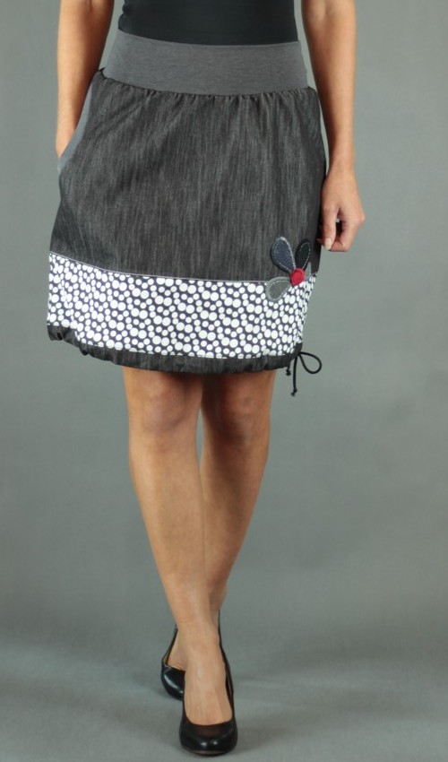 handgemachte Mode – LaJuPe - weißer kurzer Rock