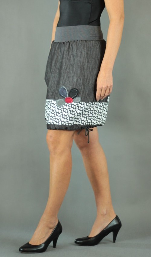 handgemachte Mode – LaJuPe - weißer kurzer Rock