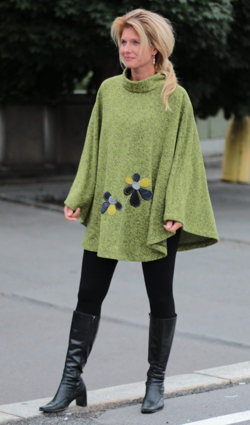 handgemachte Mode – LaJuPe - Poncho Damen