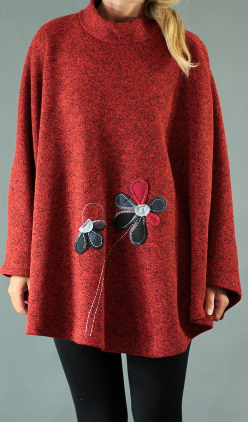 008_handgemachte Mode – LaJuPe - Poncho Damen handgemachte Mode – LaJuPe - Poncho Damen