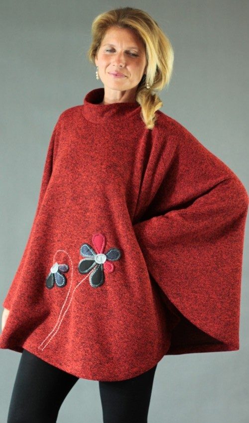 handgemachte Mode – LaJuPe - Poncho Damen