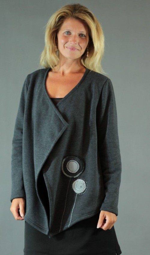 handgemachte Mode – LaJuPe - Strick Cardigan Damen Frauen