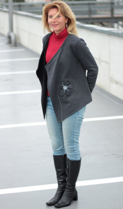 handgemachte Mode – LaJuPe - Strickjacke Damen