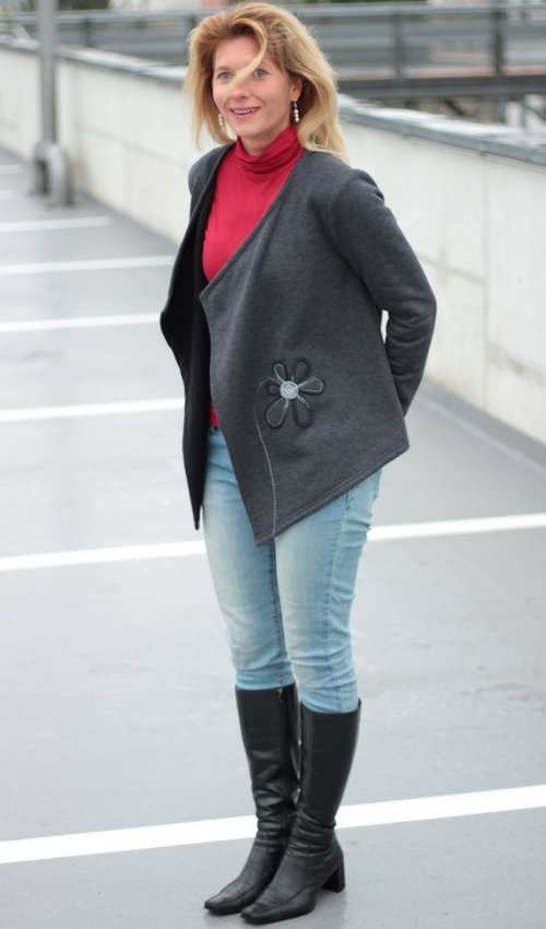 017_handgemachte Mode – LaJuPe - Strickjacke Damen handgemachte Mode – LaJuPe - Strickjacke Damen