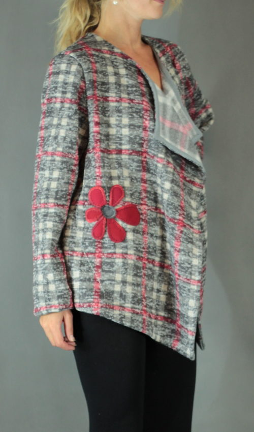 handgemachte Mode – LaJuPe - lange Strickjacke Damen