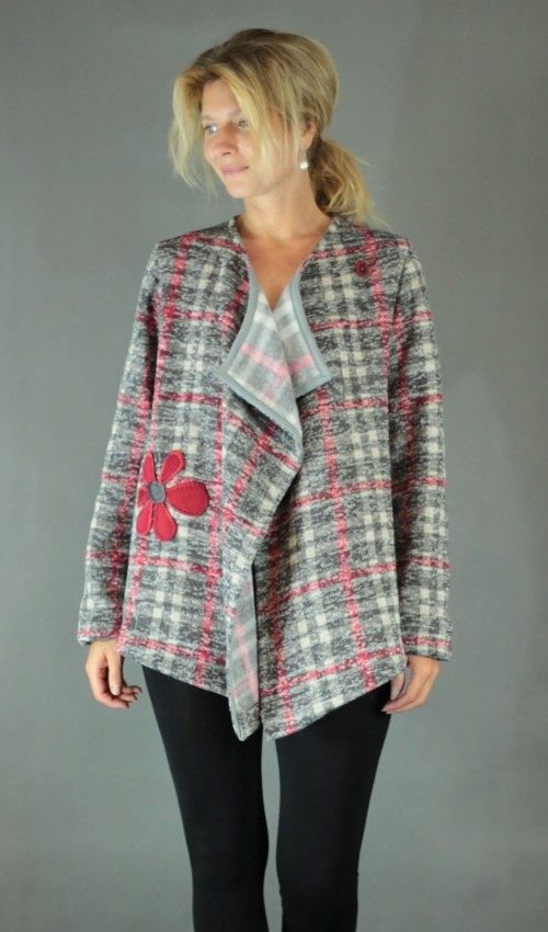 handgemachte Mode – LaJuPe - lange Strickjacke Damen
