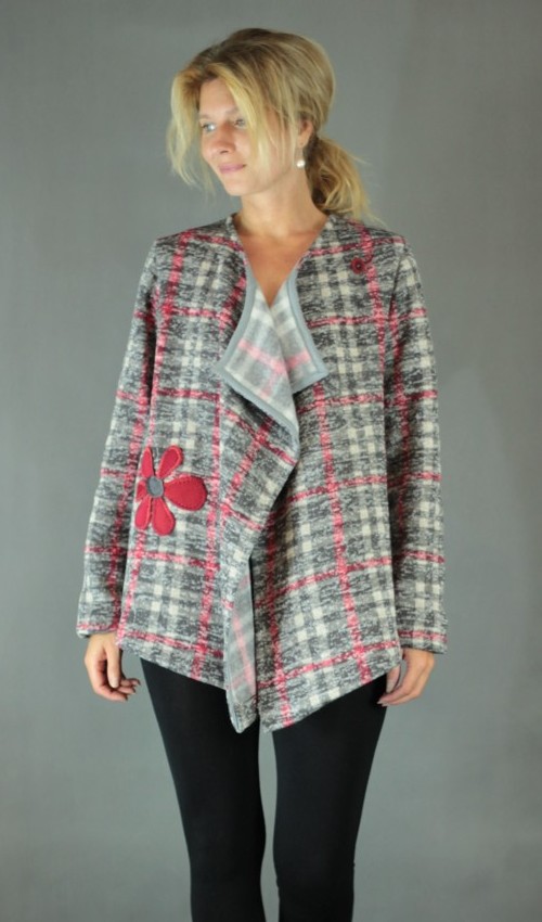 018_handgemachte Mode – LaJuPe - lange Strickjacke Damen handgemachte Mode – LaJuPe - lange Strickjacke Damen
