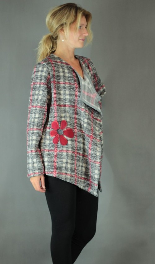 018_handgemachte Mode – LaJuPe - lange Strickjacke Damen handgemachte Mode – LaJuPe - lange Strickjacke Damen