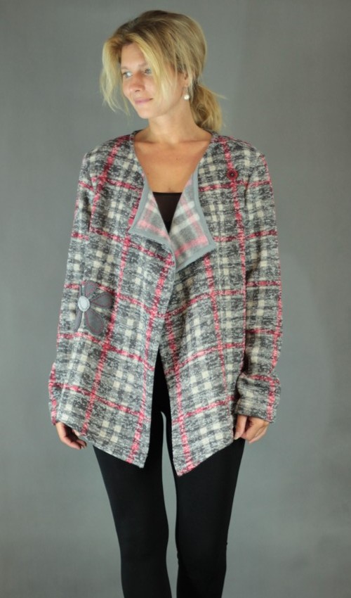 019_handgemachte Mode – LaJuPe - Damen Strickjacke handgemachte Mode – LaJuPe - Damen Strickjacke