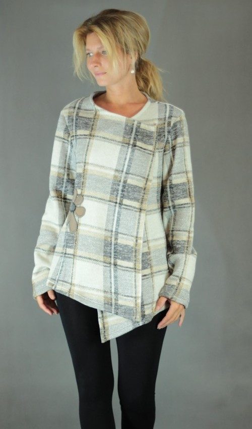 handgemachte Mode – LaJuPe - Strickjacke Damen lang