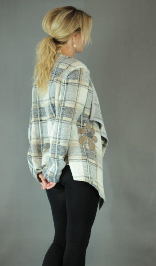 handgemachte Mode – LaJuPe - Strickjacke Damen lang