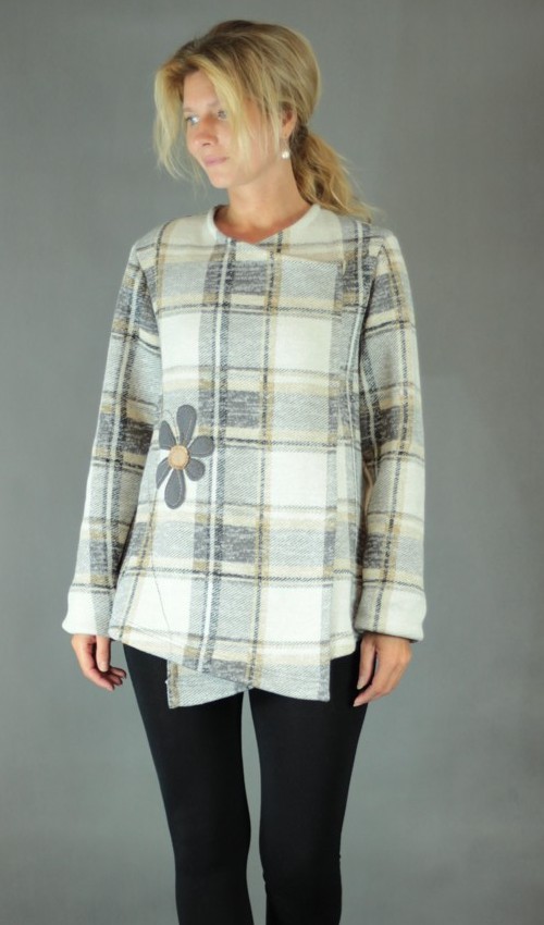 021_handgemachte Mode – LaJuPe - beige Cardigan handgemachte Mode – LaJuPe - beige Cardigan