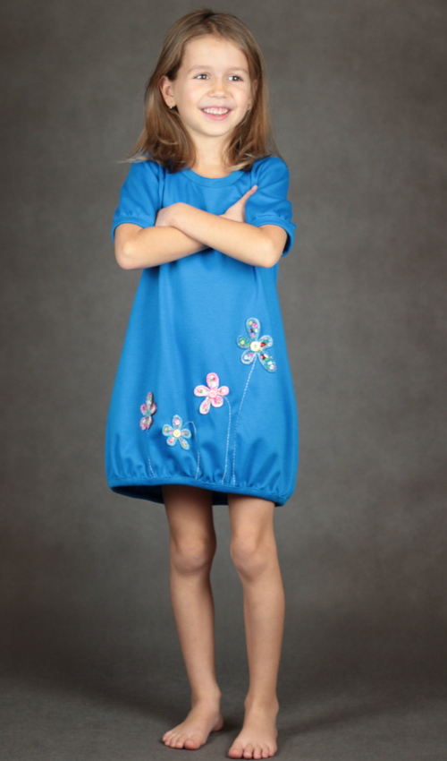 handgemachte Mode – LaJuPe - Jerseykleid Mädchen