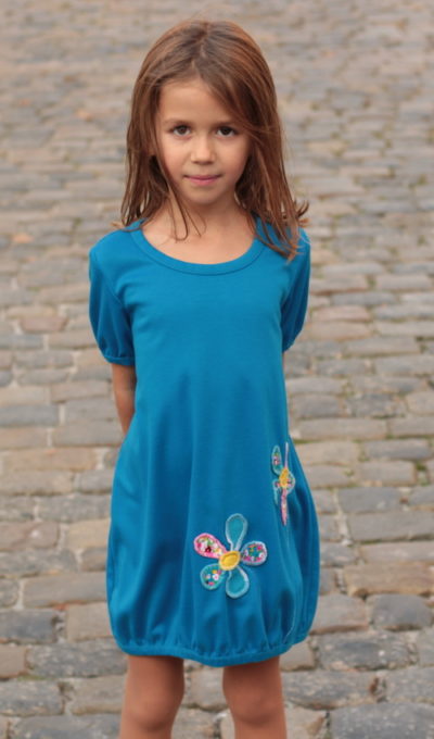 handgemachte Mode – LaJuPe - Mädchen Kleid blau