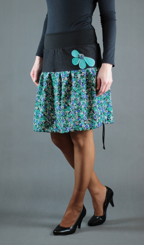 handegemachte Mode - LaJuPe - lange Blumenröcke