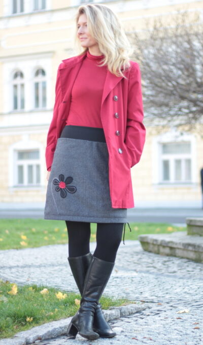 Wollrock Damen handgemachtemode.eu