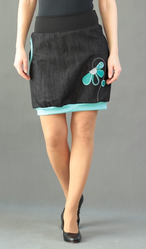 Jeansrock A Linie handgemachtemode.eu