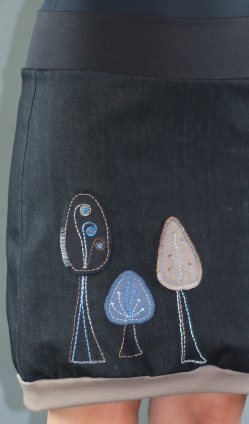 Jeans Minirock handgemachtemode.eu
